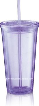 Reusable coffee Cup with Straw
