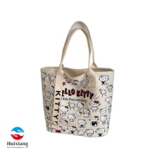 Bolso tote de lona HelloKitty para mujer