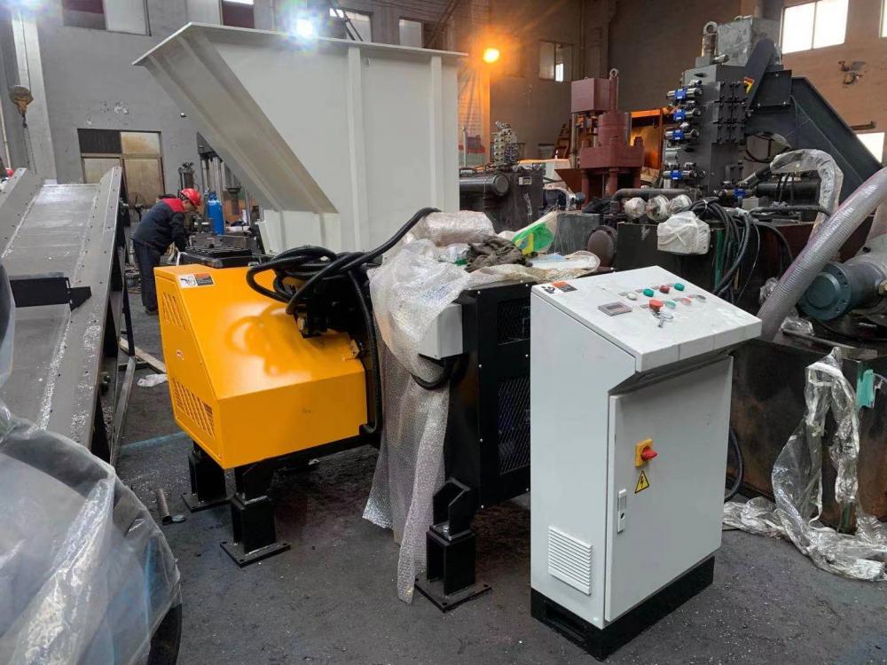 Steel Metal Chippings Filings Recycling Shredder Machine