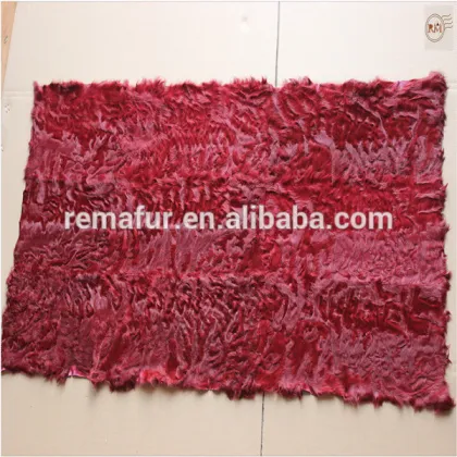 Soft Silky Lamb Fur Curly Sheep Fur