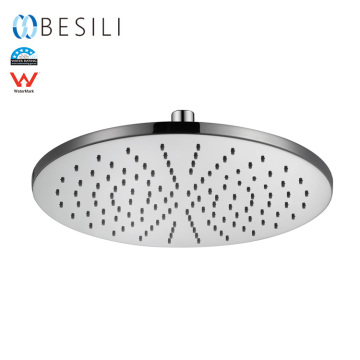 High Quality 10 Inch Chrome Brass Watermark Water Saving Rainfall Shower Head