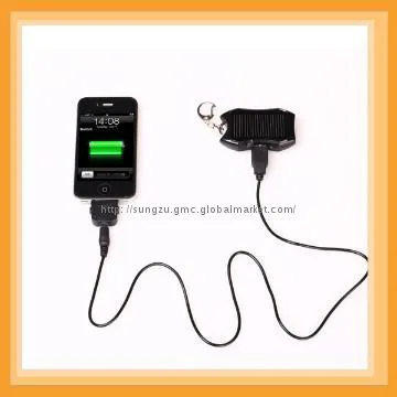 Solar multi charger keychain charger