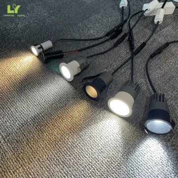 LYZM Round Recessed Aluminum Indoor Hotel Home Downlight 1W 3W Mini LED Spotlight