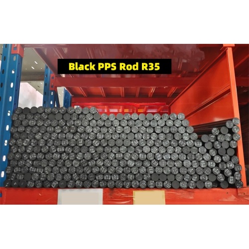 Black PPS Engineering Plastic Rods Are On Sale