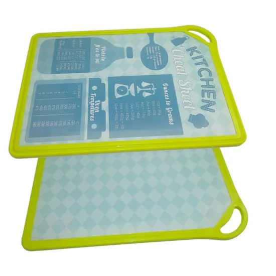 Double side use plastic Cutting chopping Board