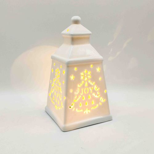 Lanterna de vela de cerâmica oca Joy Tree