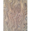 Panel decorativo clásico de madera figurada
