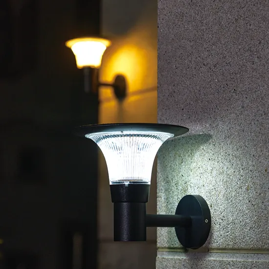 Energy Saving Outdoor IP65 Waterproof Solar Wall Light with Mount Panel