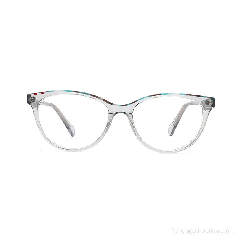 Acétate italien optique carré des hommes de lunettes
