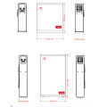 Batteria di stoccaggio di energia domestica di alta qualità 10kWh