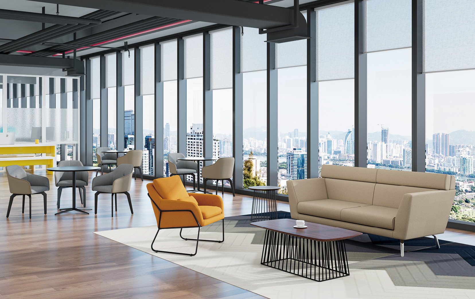 Modern Office Sofa Luxury Executive Ceo Office Leather Sofa Business Reception
