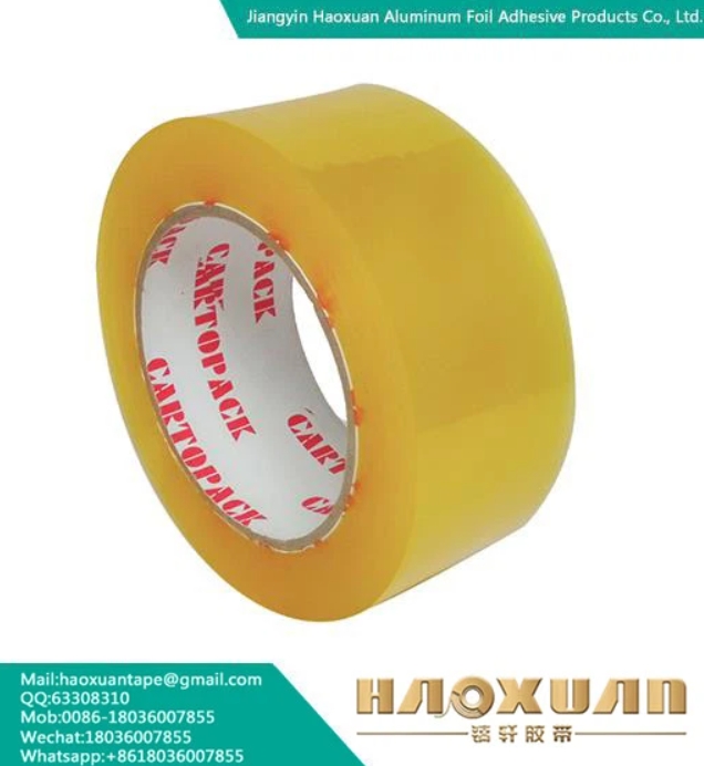 סרט אריזה צהבהב