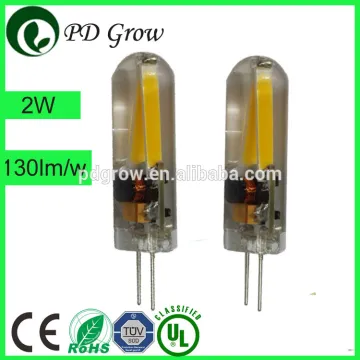 220-240V 1.5W glass bracket led filament led g9led chandelier bulb/g4 dimmable/led filament bulb ul