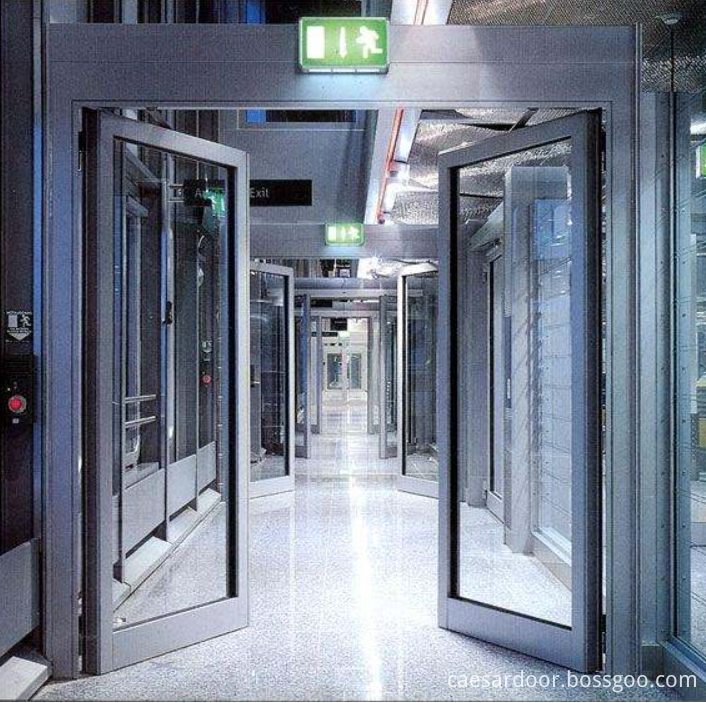 Aluminum Double Swing Door