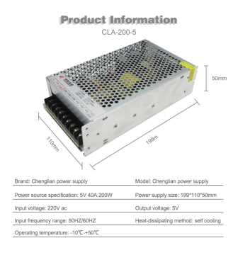 Chenglian CLA-200-5 CC CV Switching Machine Converter DC LED-Anzeige Netzteil
