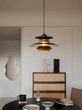 Vintage Mahogany Chandelier