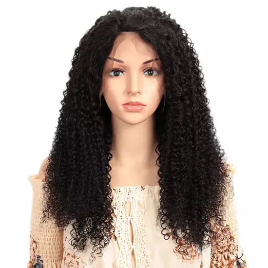 Malaysian Virgin Hair Vendor 4*4 French Lace Human Hair Closure Wig 10A Quality Remy Virgin Brazilian Hair Kinky Curly Wig