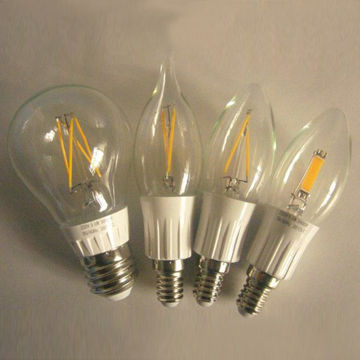 C35 C37 1.8W light filament bulb, indoor use, with high brightness, CE mark
