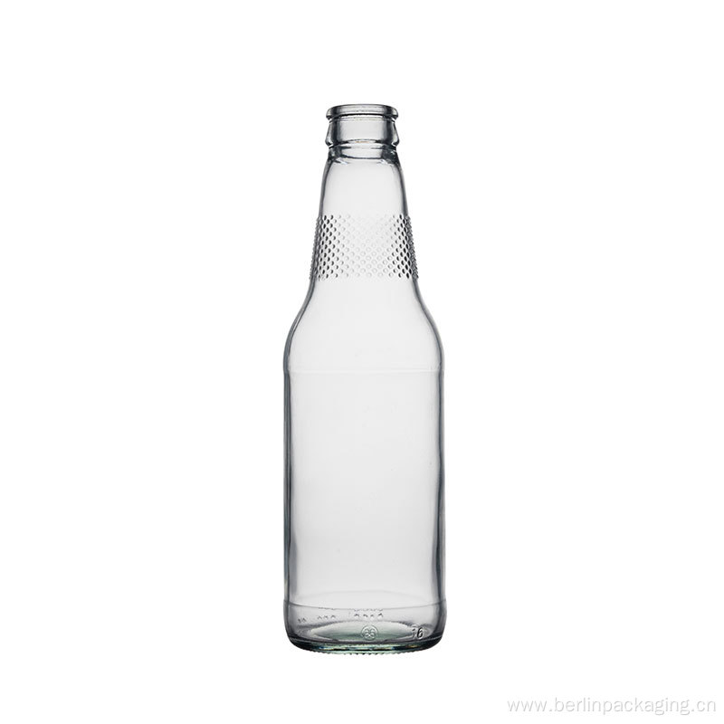 12 oz Clear Glass Heritage Beer Bottles