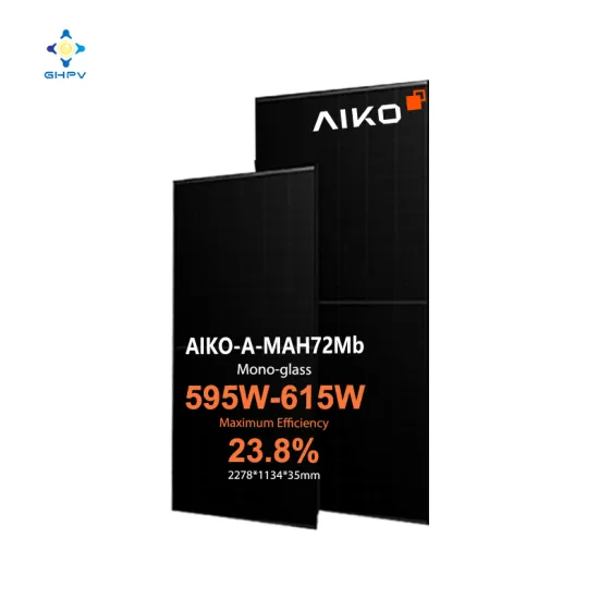Aiko High Efficiency ABC Solar Panels: 595W to 615W Modules