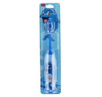 Kids' Toothbrush: BSCI Certified, Cartoon Decorated, Slim Handle & Battery Operated