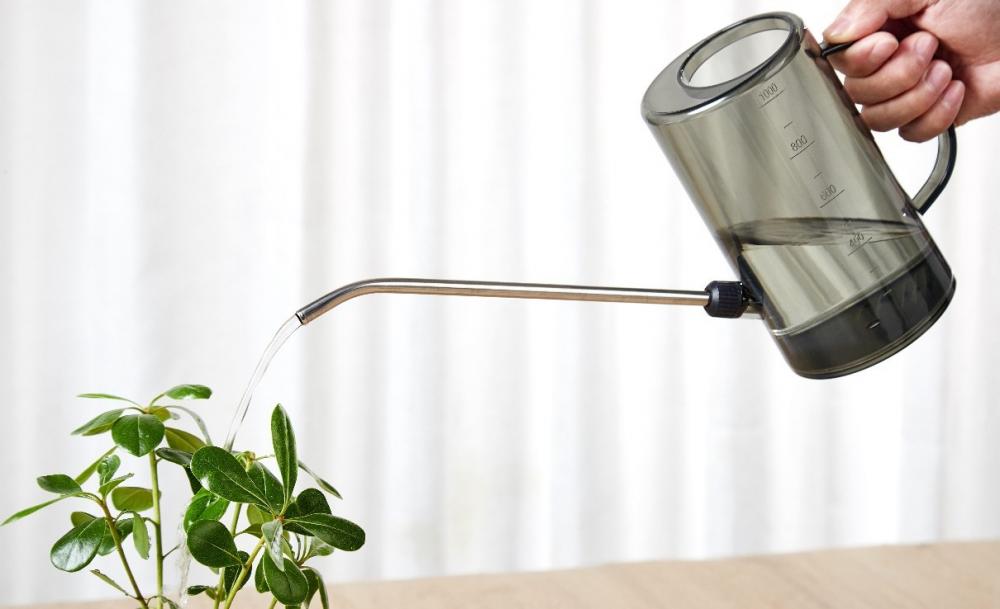 Stainless steel long spout watering can