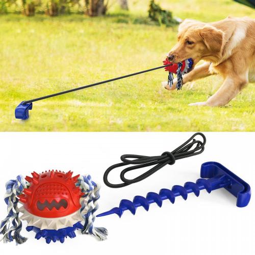 outdoor pull rope ball for dog