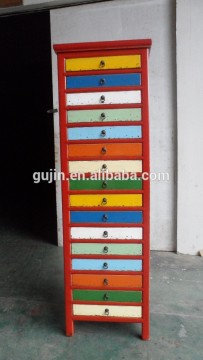 ming style living wood furniture file cabinet with drawers
