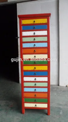 ming style living wood furniture file cabinet with drawers