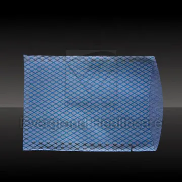 White & Blue Wash Gloves