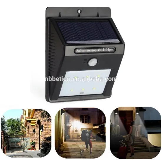 6LED solar light PIR motion sensor solar light 6led wateproof solar motion sensor light led solar wall light