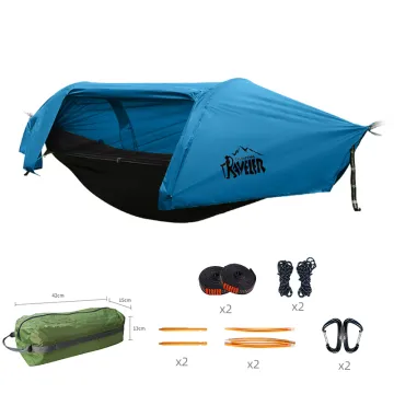 Waterproof One-Person Tents and Hammocks with Mosquito Nets for Outdoor Tree House Hanging