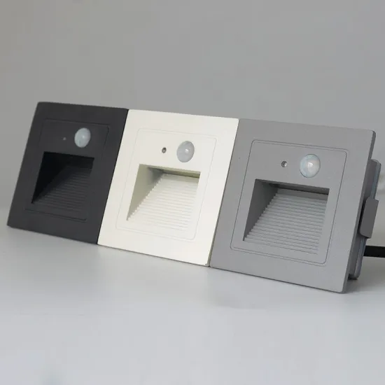 IP65 PIR motion Detector + Light Sensor Led Step Stair Lights Outdoor Footlight Recessed Corner wall Lamp exterior garden light