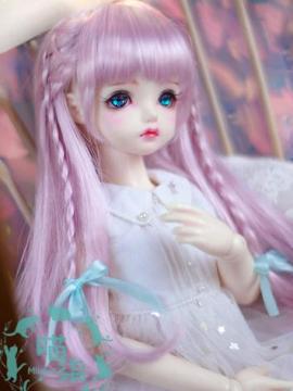 Peluca BJD Cabello de niña para muñeca articulada con bola SD / MSD / YOSD