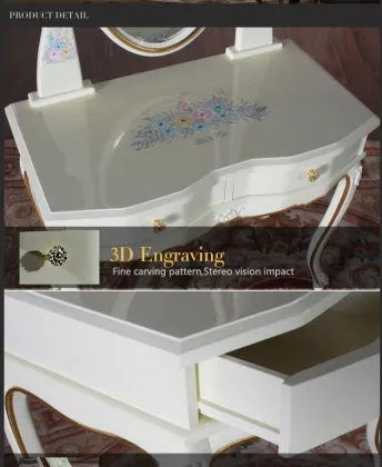 Luxury solid wood dressing table