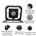 Ayuda de entrenamiento plegable con red de golf con retorno automático de pelota