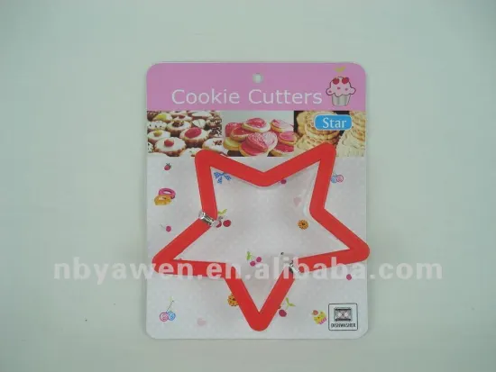 star shaped cookie cutter plastic