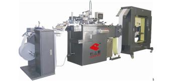 roll to roll paper flat screen printing machine