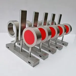 3D Free Standing Table Letters