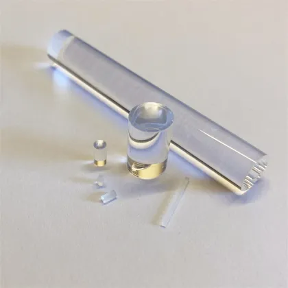 JGS1 Quartz Glass Rods: Diameter 1mm-5mm Mini Optical Rods