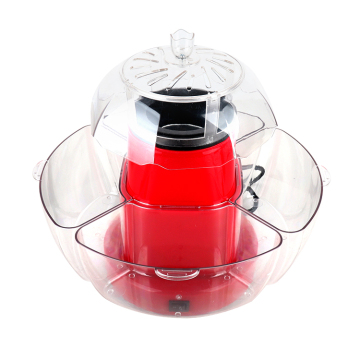 Mini Hot Air Oil-free Family Automatic Popcorn Machine Easy to Use Electric Popcorn Maker