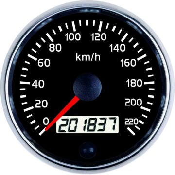 Autometer racen LED -snelheidsmeter
