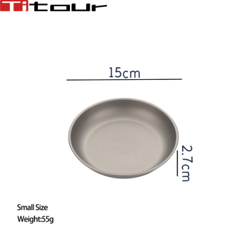 Pure Titanium Dinner Plate