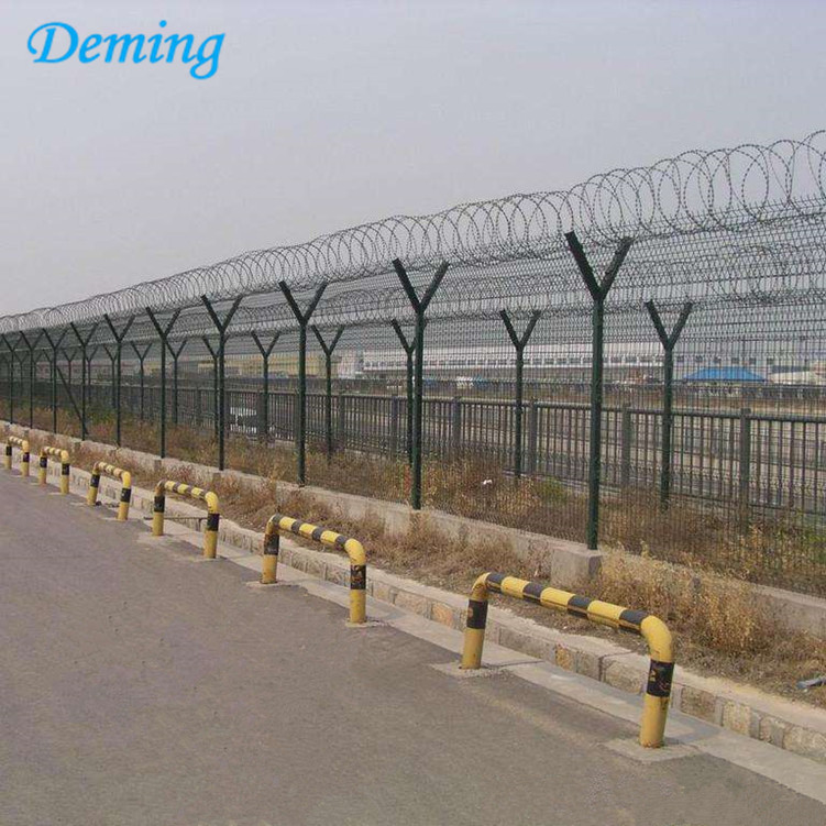 High Quality used wrought iron Airport Fence Panel