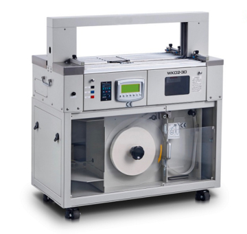 online banding machine with conveyor roller