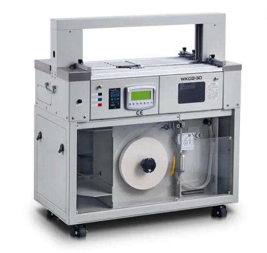 online banding machine with conveyor roller