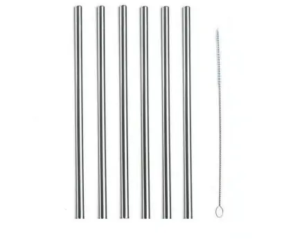 Food Grade Stainless Steel Straw Straight Bent Straws