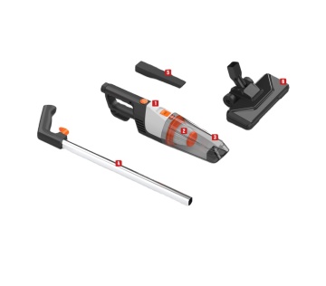 CE Certified 600W Smart Floor & Car Vacuum Cleaner with HEPA Filter - Wet & Dry Cleaning