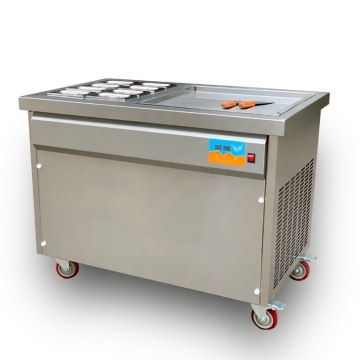 2022 New Automatic Square Pan Fried Ice Cream Roll Machine - Hot Sale in Thailand
