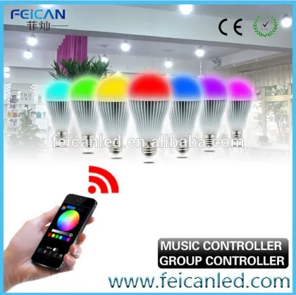 Group music led Bulb/group bluetooth led light E27 E26 B22